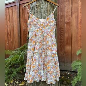 Maeve Floral Sundress w/ Cut-Out Back, Adjustable Straps, Fully Lined w/ Pockets